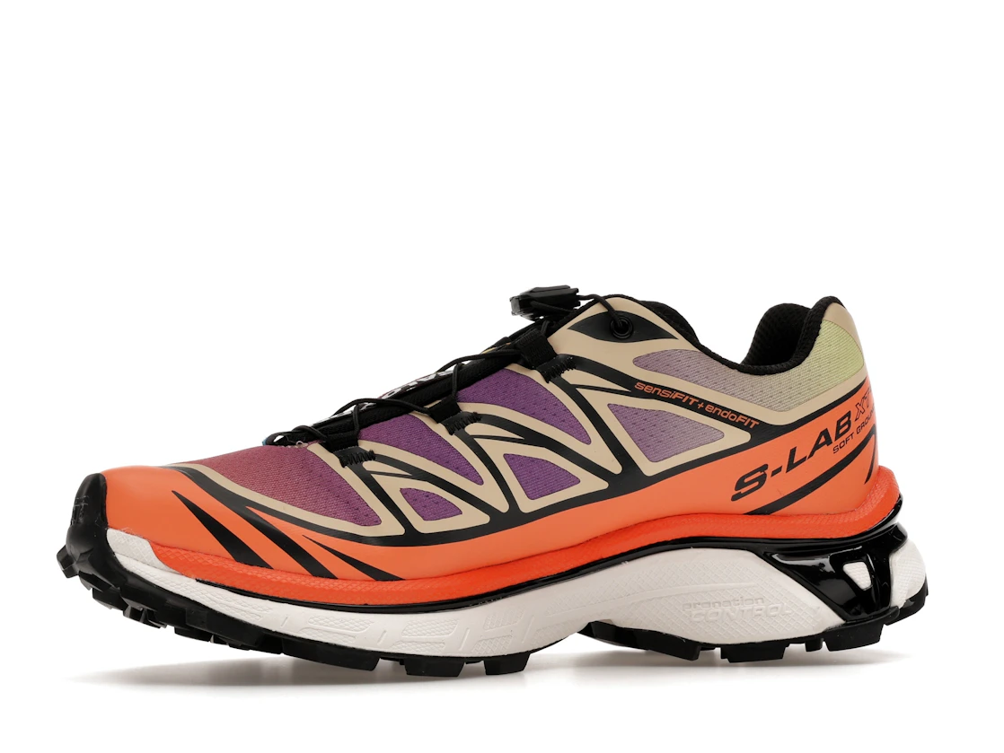 Salomon XT-6 Black Almond Dragon Fire