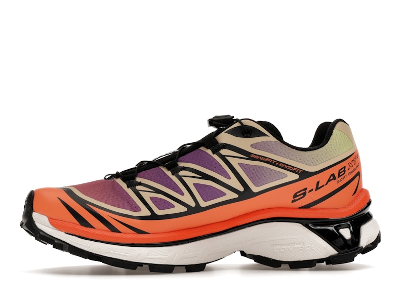 Salomon XT-6 Black Almond Dragon Fire