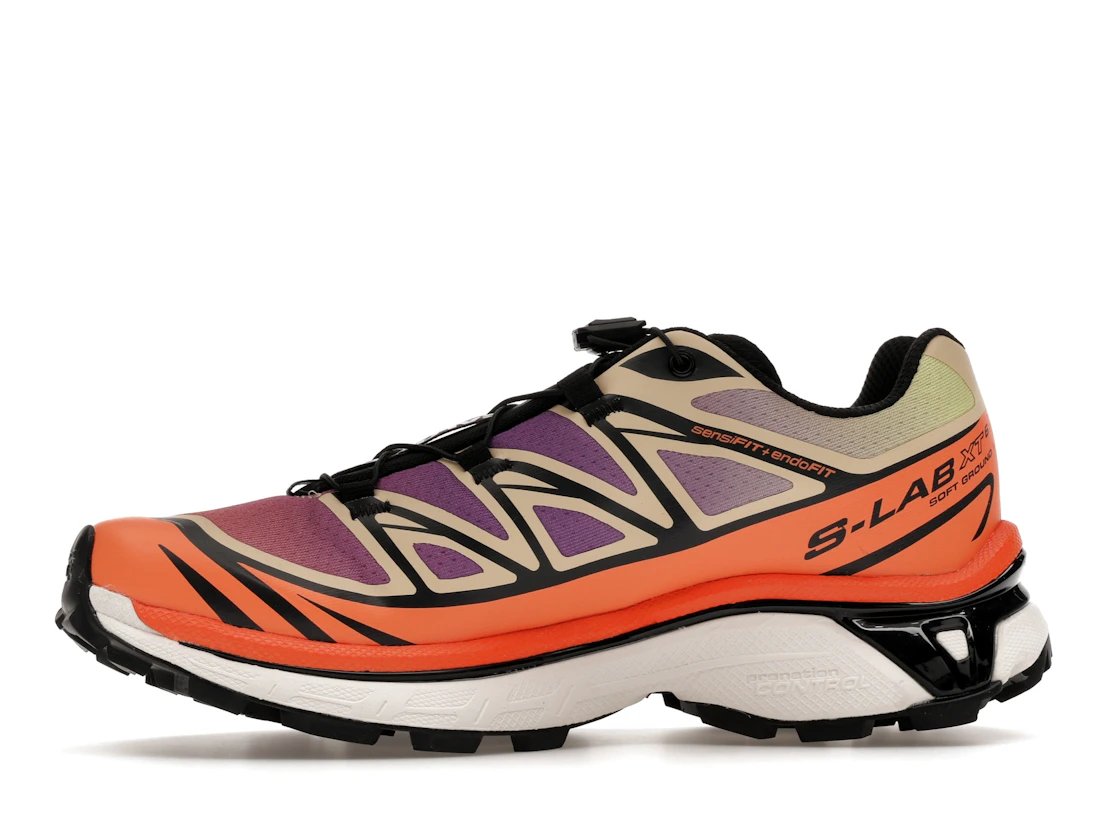 Salomon XT-6 Black Almond Dragon Fire