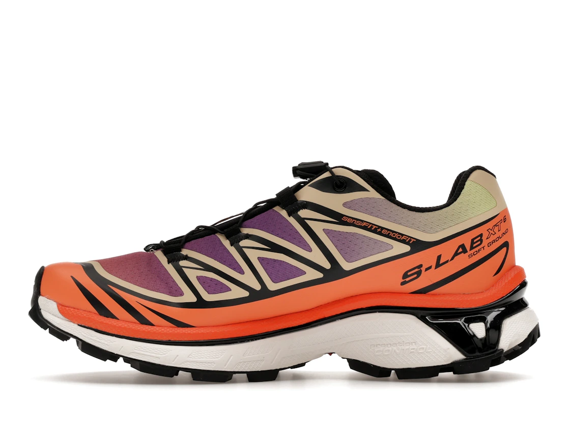 Salomon XT-6 Black Almond Dragon Fire
