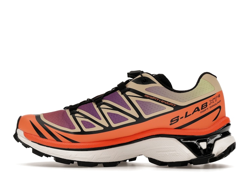 Salomon XT-6 Black Almond Dragon Fire
