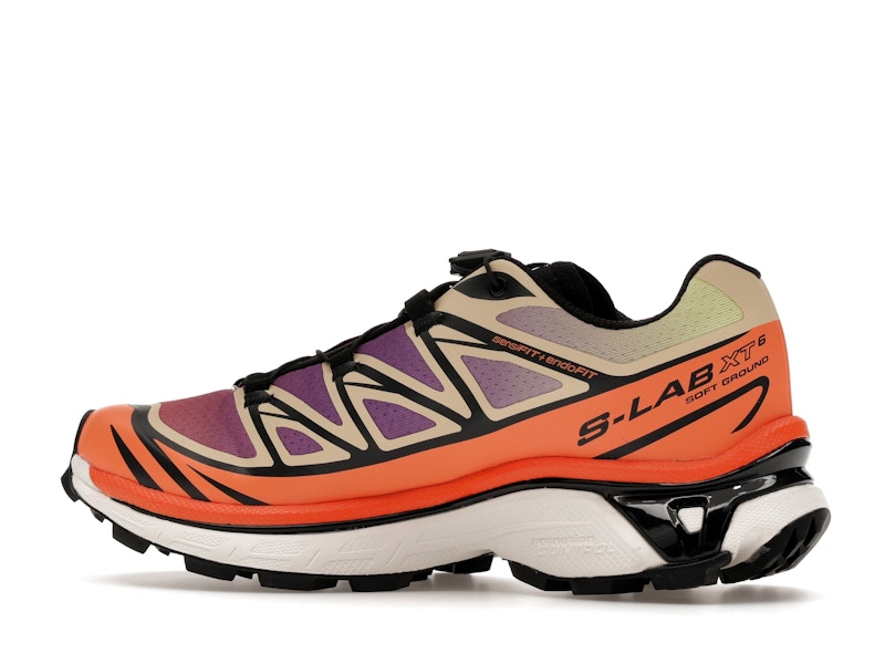 Salomon XT-6 Black Almond Dragon Fire