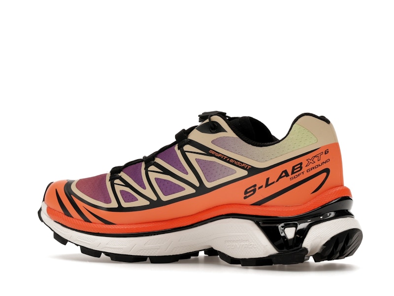 Salomon XT-6 Black Almond Dragon Fire