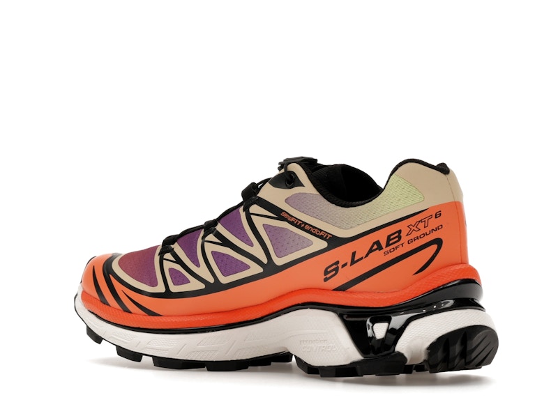 Salomon XT-6 Black Almond Dragon Fire
