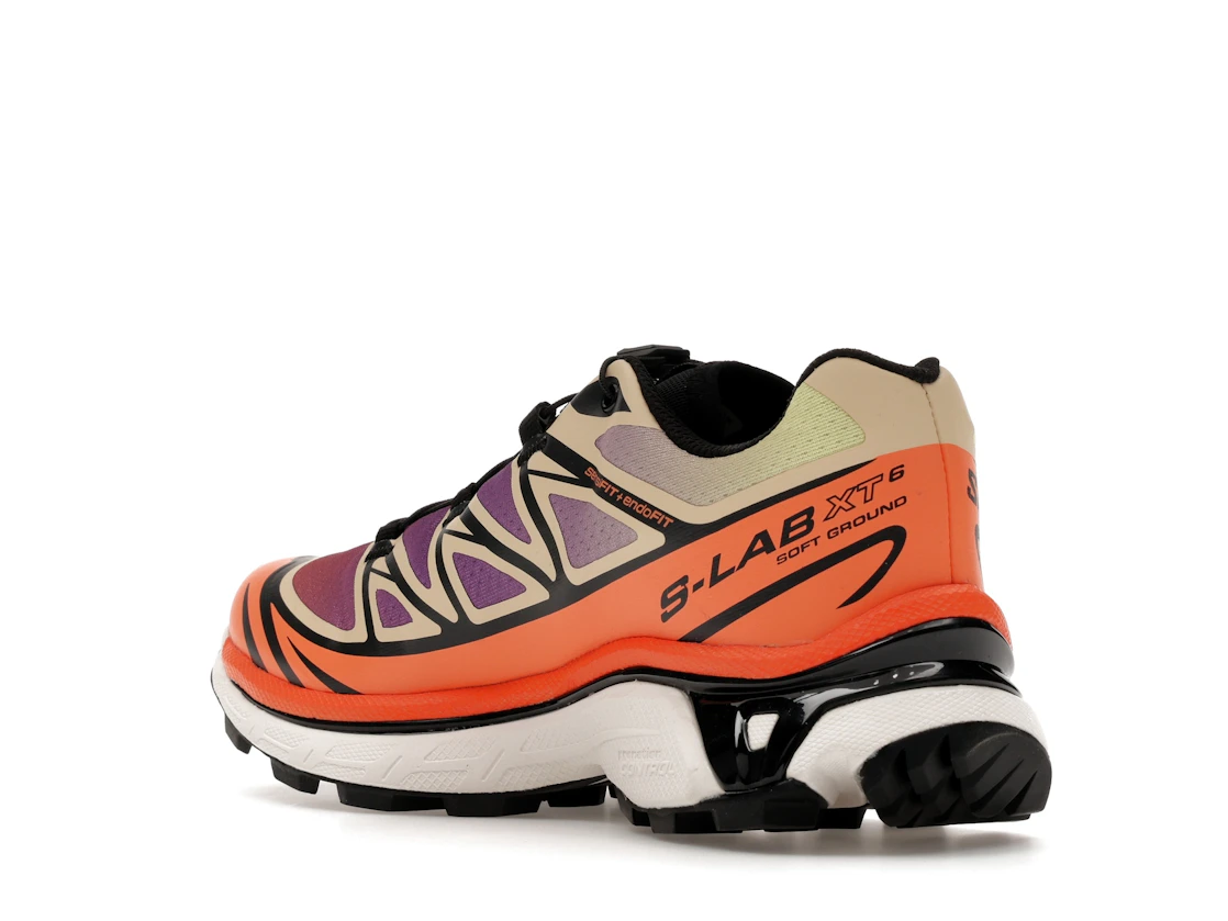 Salomon XT-6 Black Almond Dragon Fire