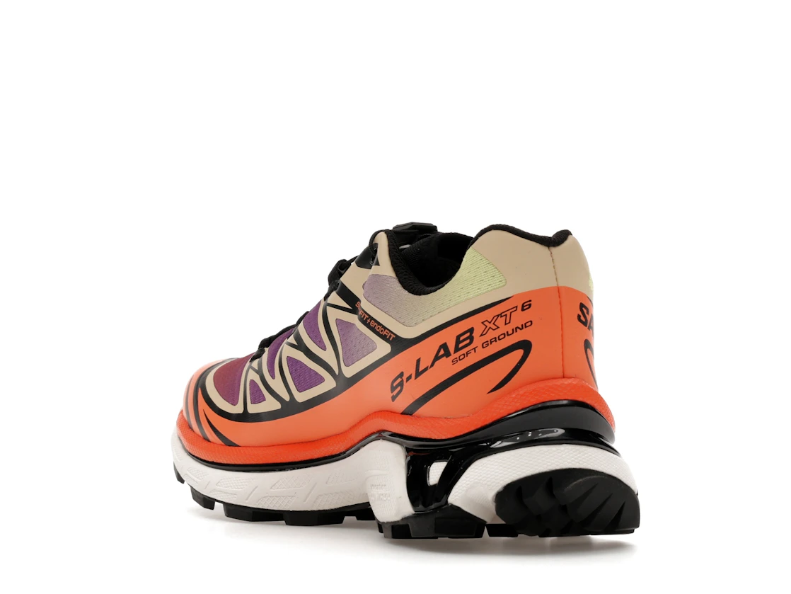 Salomon XT-6 Black Almond Dragon Fire