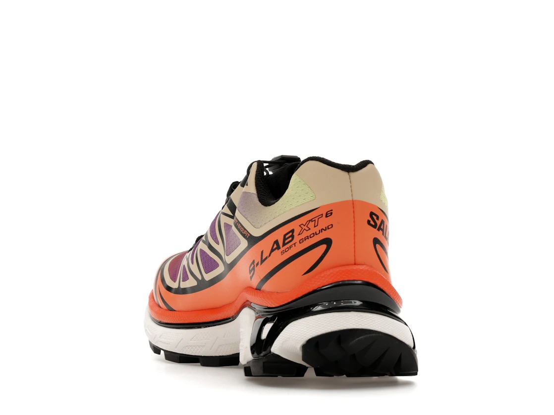 Salomon XT-6 Black Almond Dragon Fire