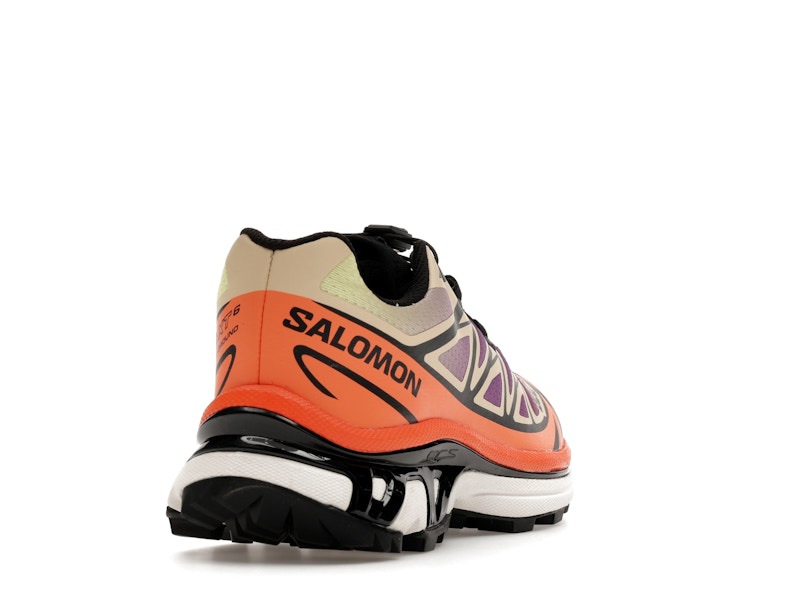 Salomon XT-6 Black Almond Dragon Fire