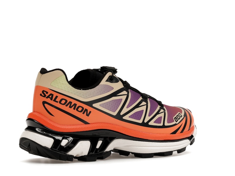 Salomon XT-6 Black Almond Dragon Fire