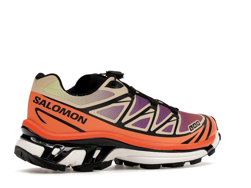 Salomon XT-6 Black Almond Dragon Fire