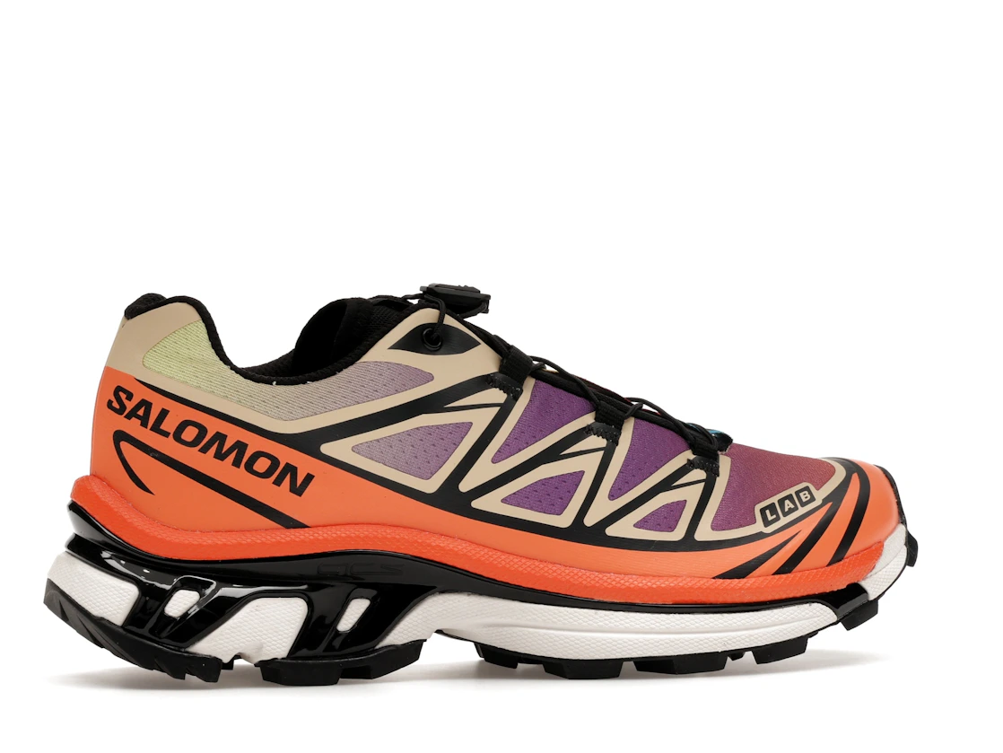 Salomon XT-6 Black Almond Dragon Fire