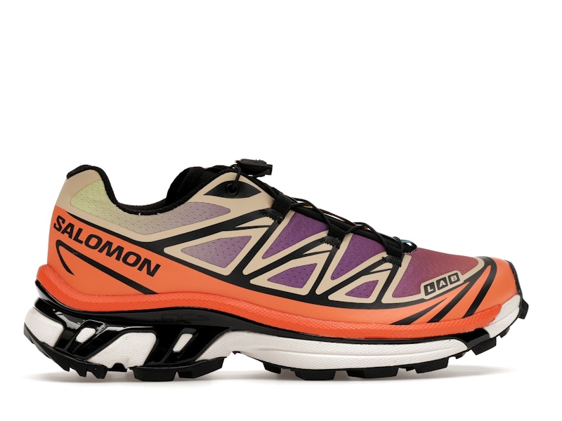 Salomon XT-6 Black Almond Dragon Fire