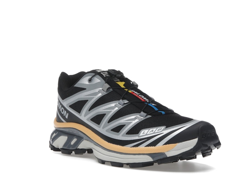 Salomon XT-6 Black Footwear Silver Warm Apricot