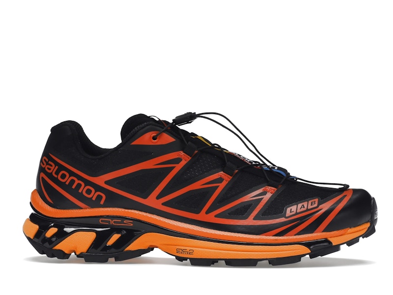 Salomon XT-6 Black Magnet Vibrant Orange