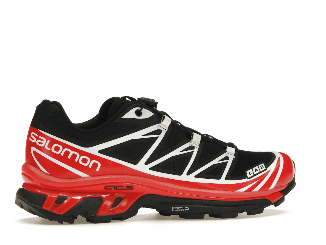 Salomon XT-6 Black Red White
