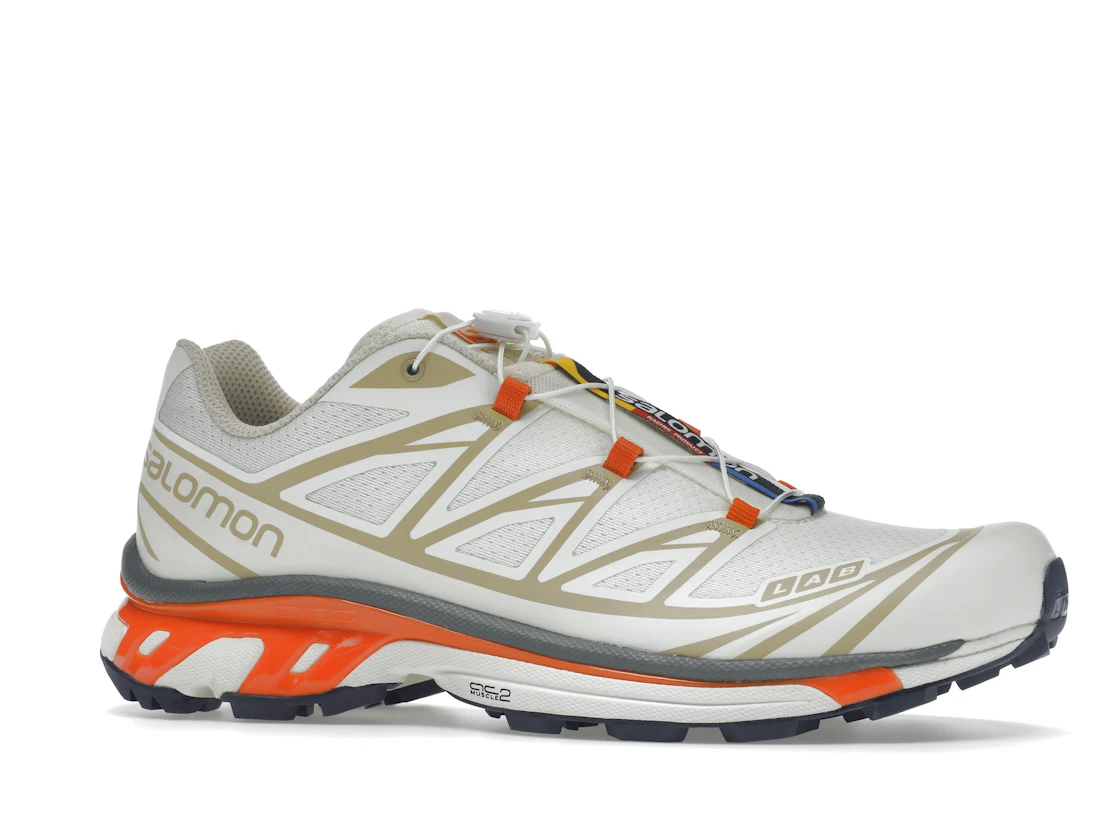 Salomon XT-6 Bleached Sand Red Orange