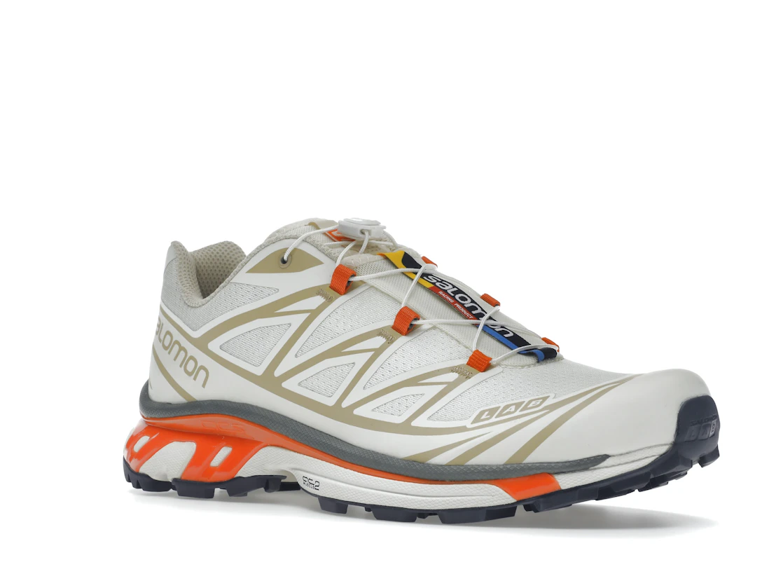 Salomon XT-6 Bleached Sand Red Orange