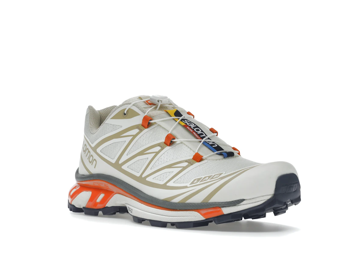 Salomon XT-6 Bleached Sand Red Orange
