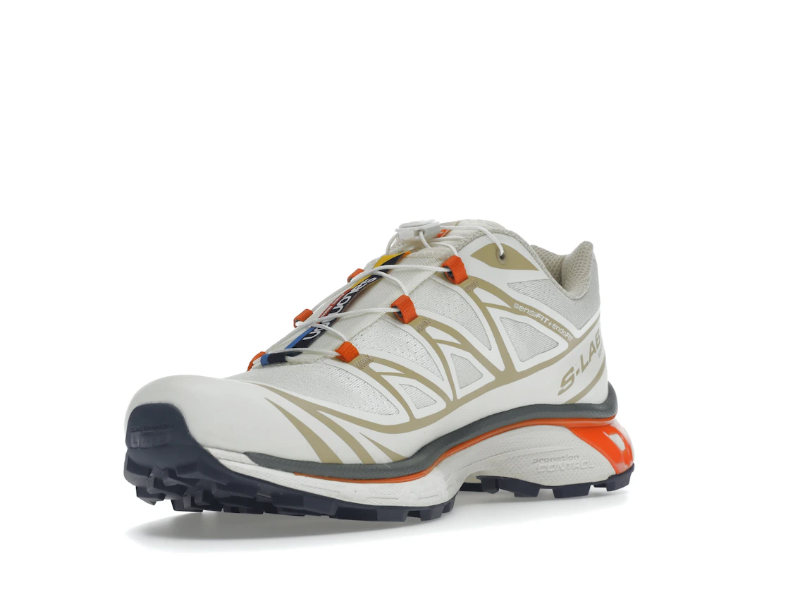 Salomon XT-6 Bleached Sand Red Orange