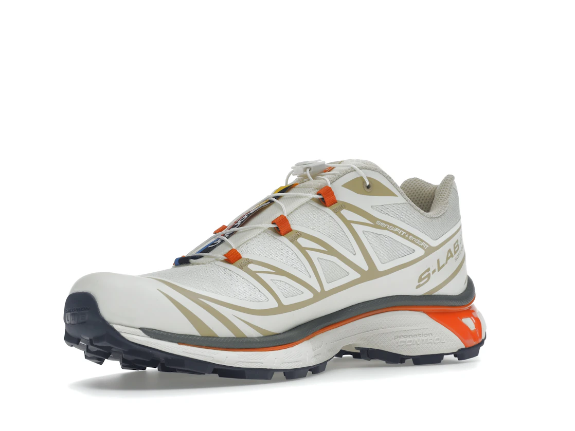 Salomon XT-6 Bleached Sand Red Orange