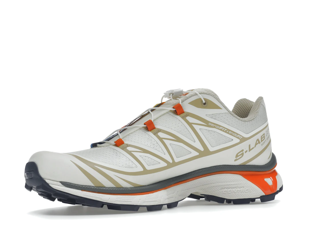 Salomon XT-6 Bleached Sand Red Orange