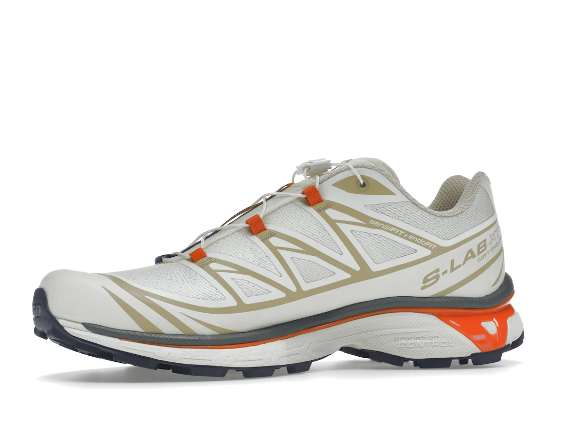Salomon XT-6 Bleached Sand Red Orange
