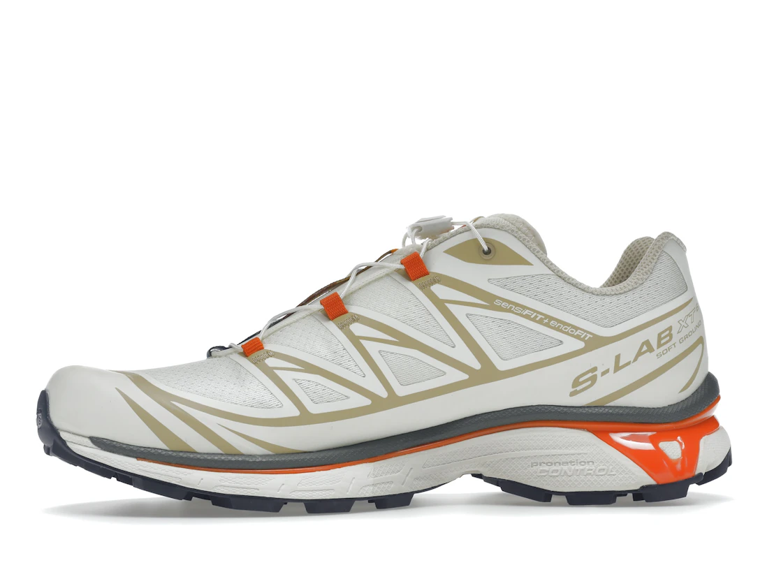 Salomon XT-6 Bleached Sand Red Orange