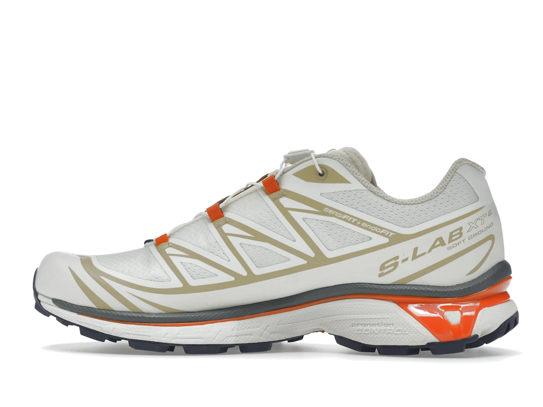 Salomon XT-6 Bleached Sand Red Orange