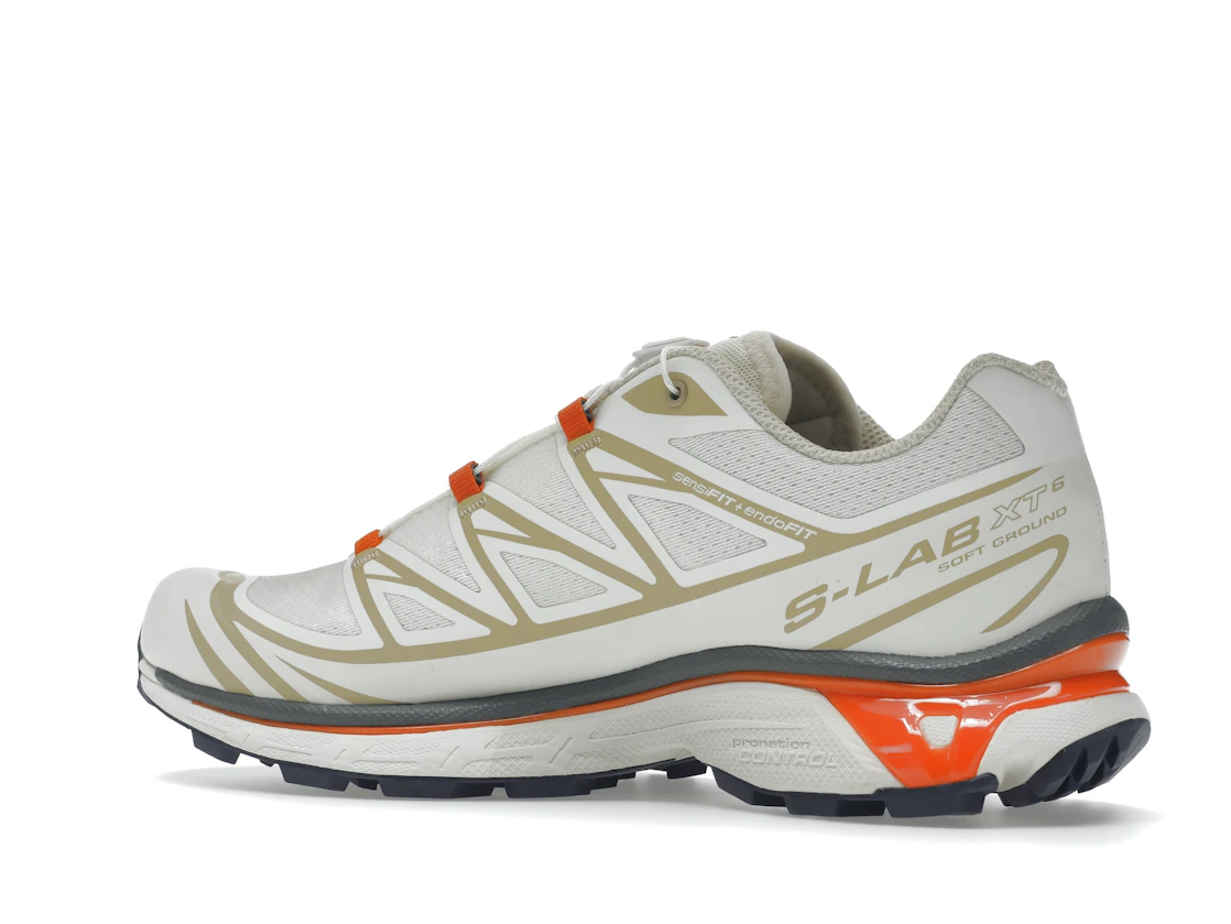 Salomon XT-6 Bleached Sand Red Orange