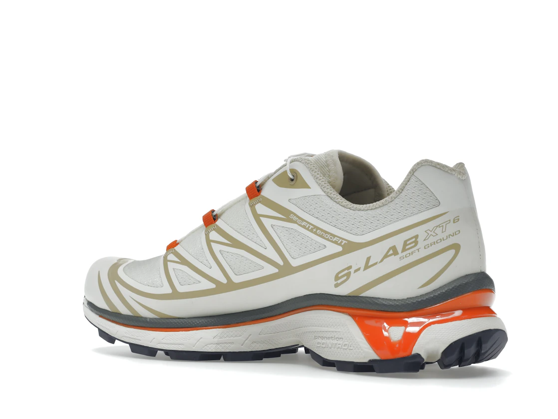 Salomon XT-6 Bleached Sand Red Orange