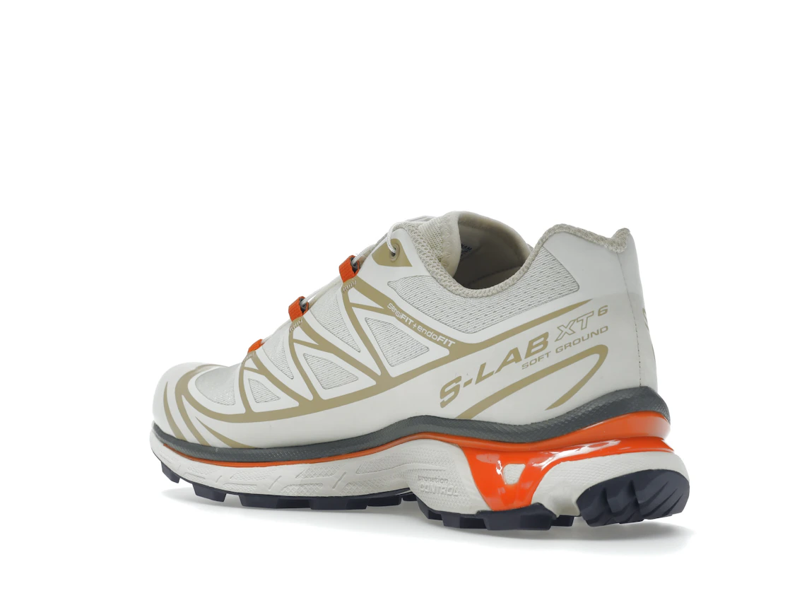 Salomon XT-6 Bleached Sand Red Orange