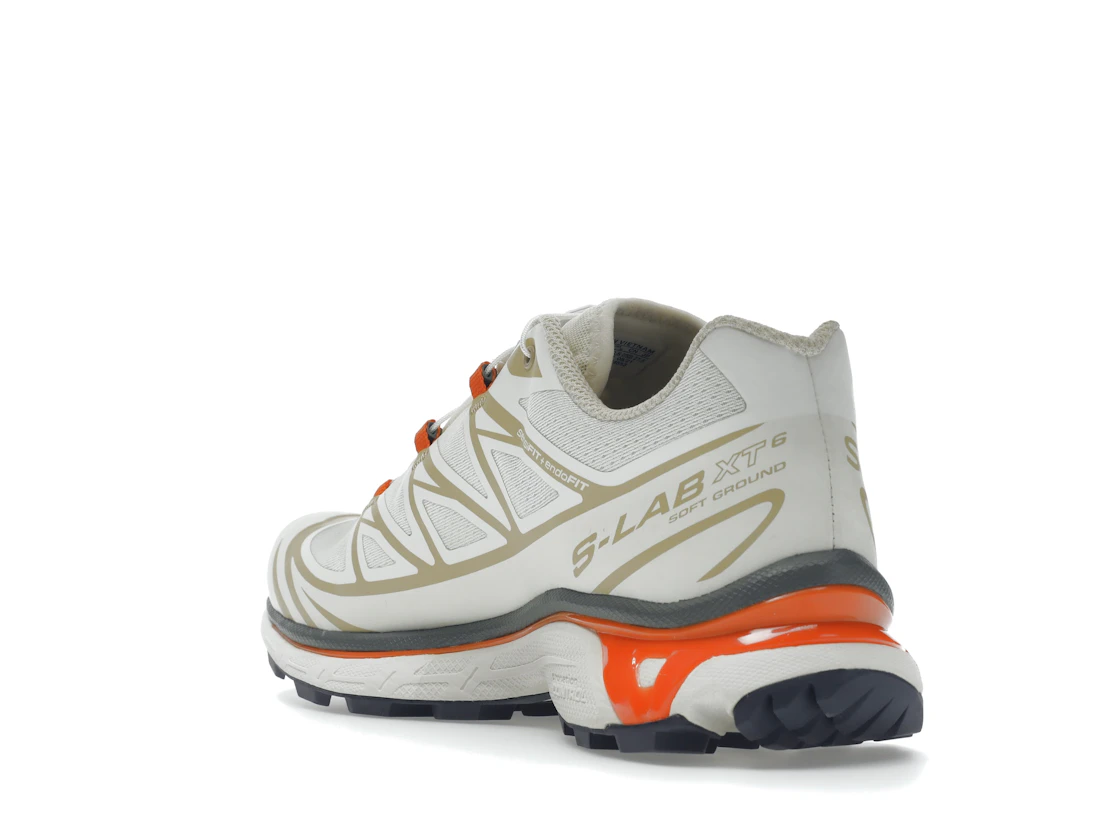 Salomon XT-6 Bleached Sand Red Orange
