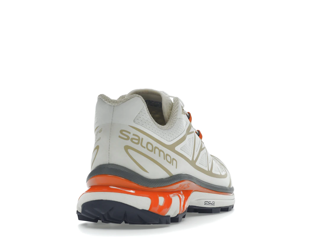 Salomon XT-6 Bleached Sand Red Orange