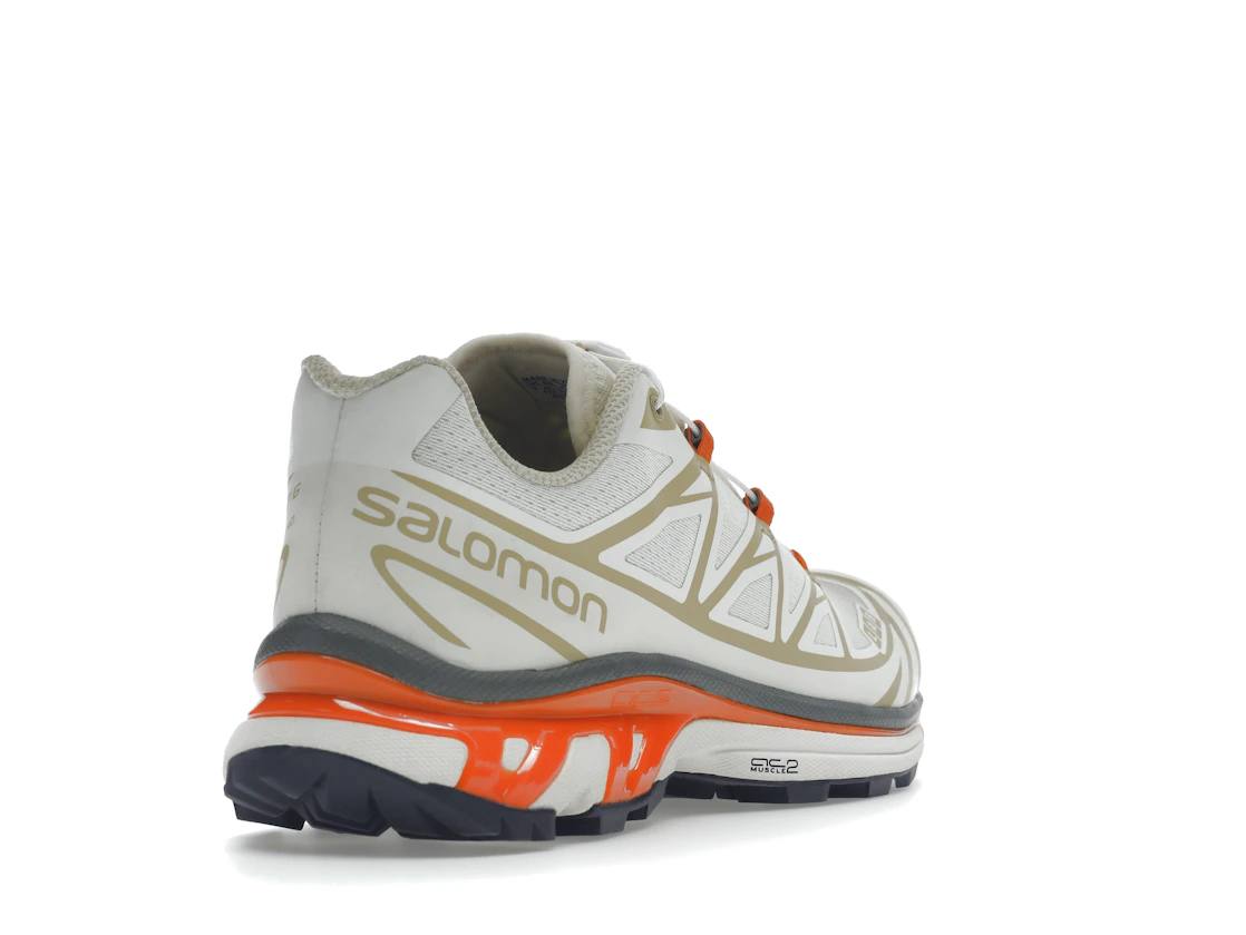 Salomon XT-6 Bleached Sand Red Orange