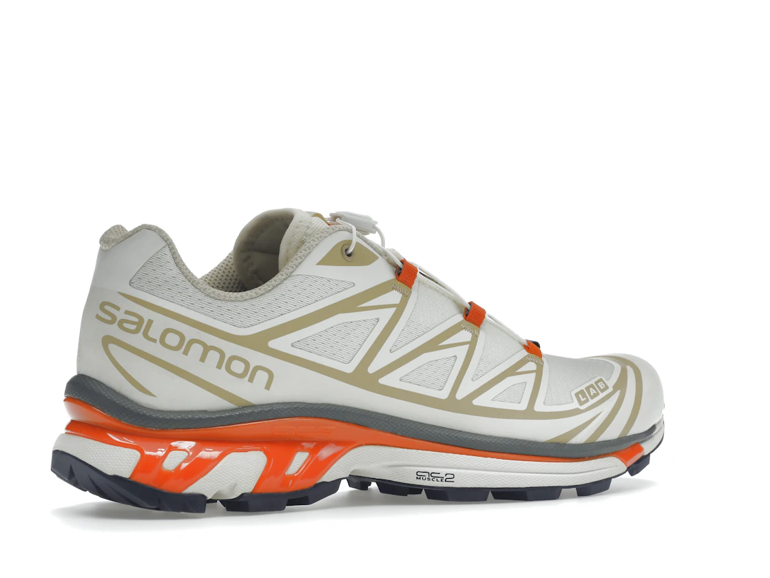 Salomon XT-6 Bleached Sand Red Orange