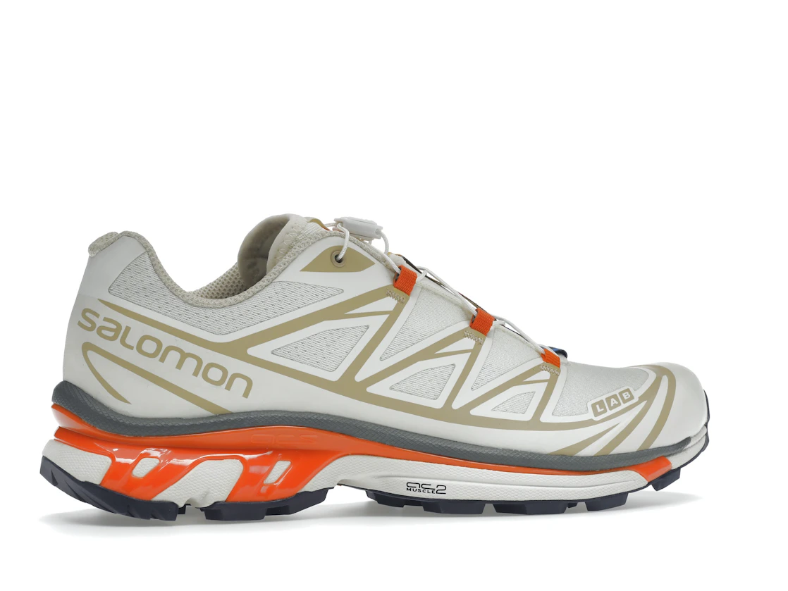 Salomon XT-6 Bleached Sand Red Orange