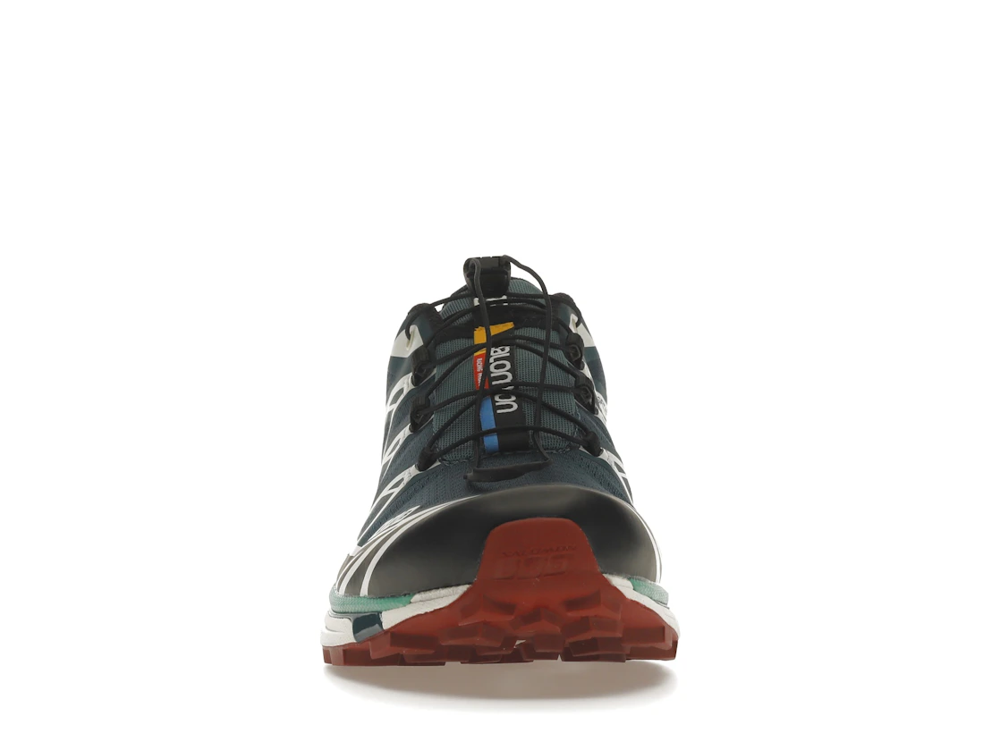 Salomon XT-6 Deep Teal Biking Red