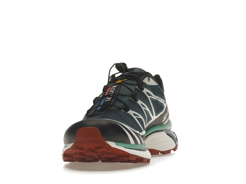 Salomon XT-6 Deep Teal Biking Red