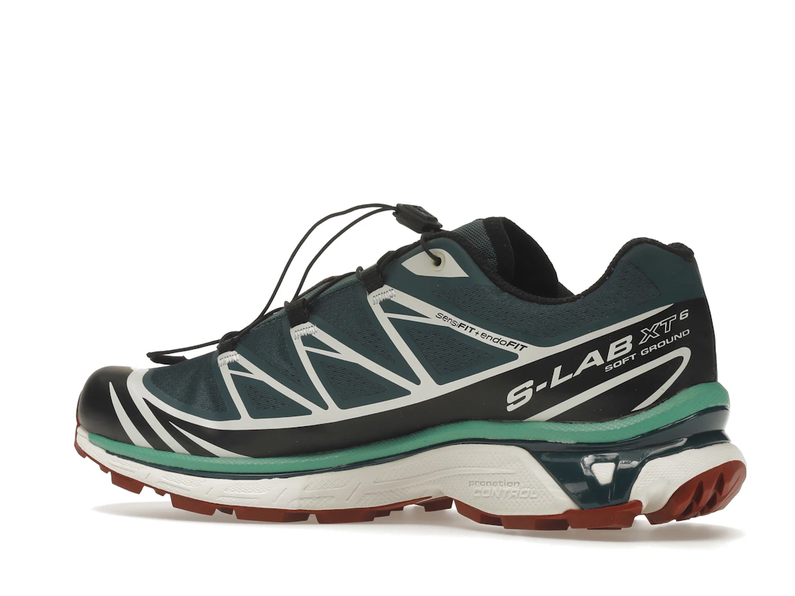 Salomon XT-6 Deep Teal Biking Red