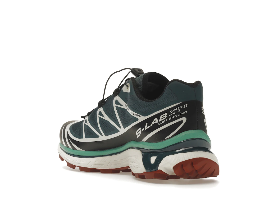 Salomon XT-6 Deep Teal Biking Red