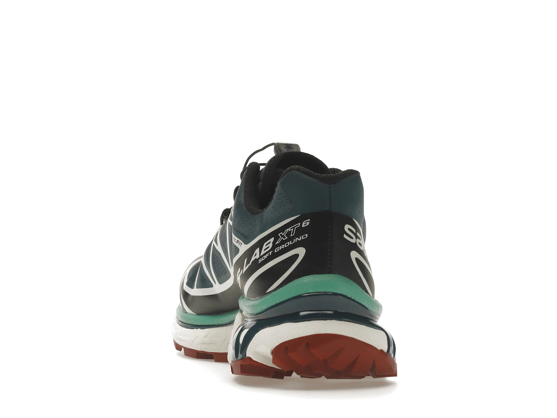 Salomon XT-6 Deep Teal Biking Red