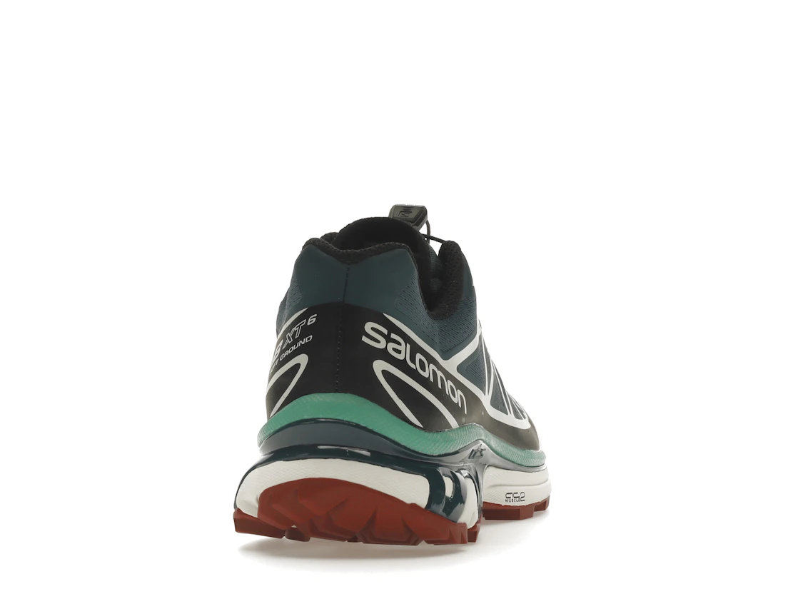 Salomon XT-6 Deep Teal Biking Red