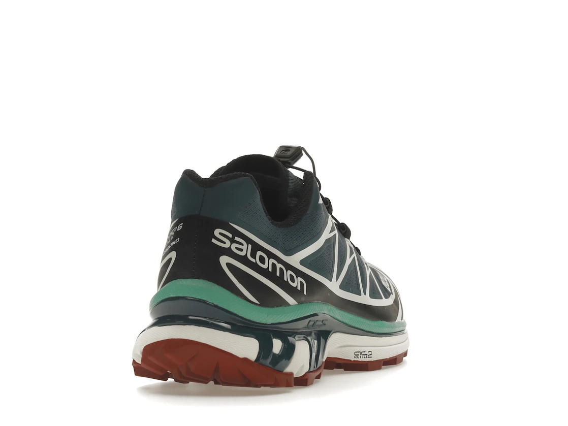 Salomon XT-6 Deep Teal Biking Red