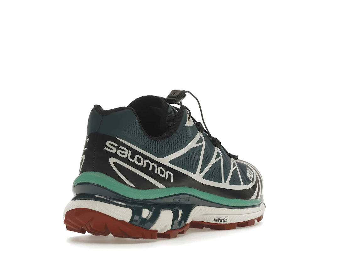 Salomon XT-6 Deep Teal Biking Red