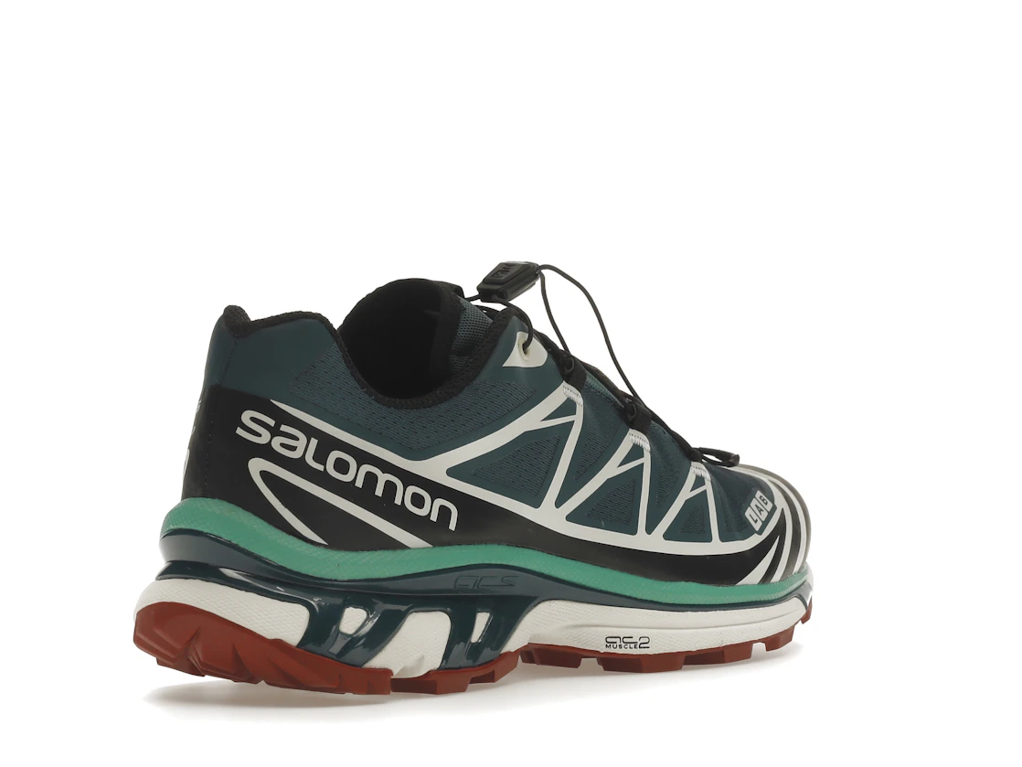 Salomon XT-6 Deep Teal Biking Red