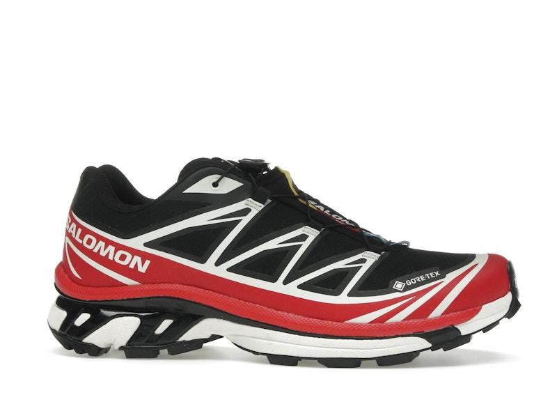 Salomon XT-6 Gore-Tex Black Flame Scarlet
