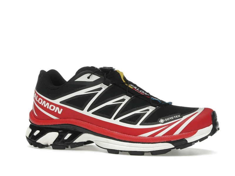 Salomon XT-6 Gore-Tex Black Flame Scarlet