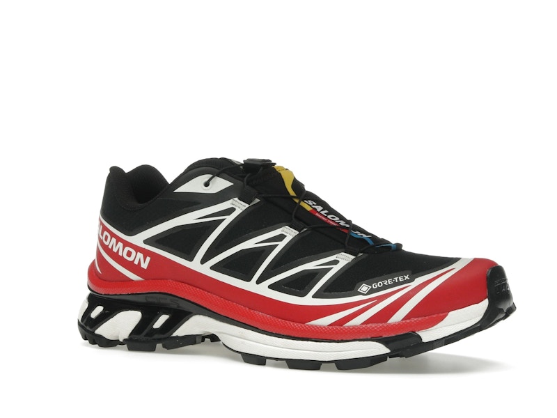Salomon XT-6 Gore-Tex Black Flame Scarlet