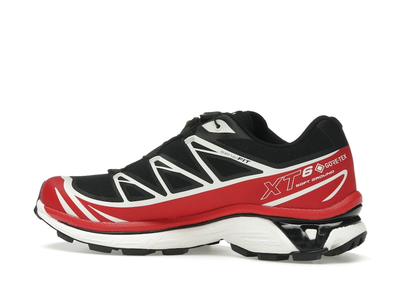 Salomon XT-6 Gore-Tex Black Flame Scarlet