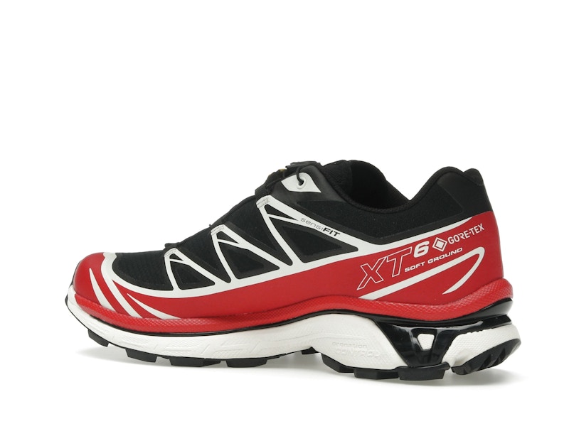 Salomon XT-6 Gore-Tex Black Flame Scarlet